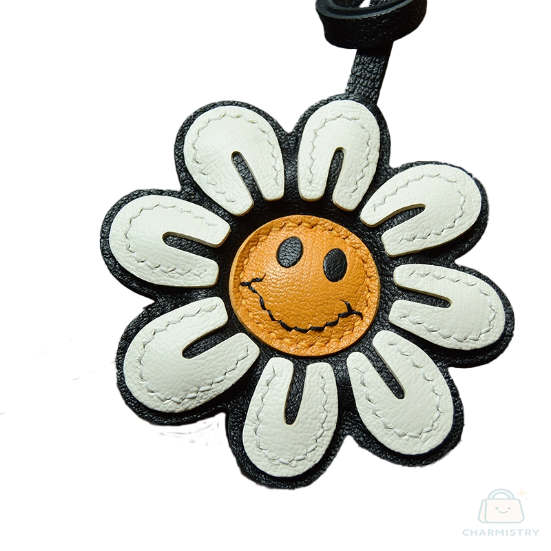 Smiling Sunflower Bag Charm