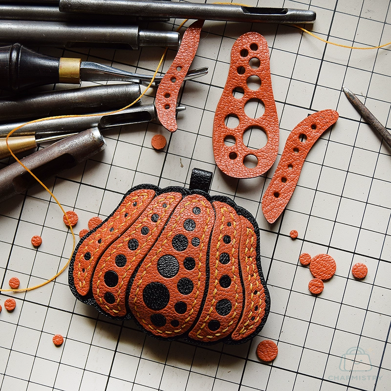 Dot Pumpkin Charm